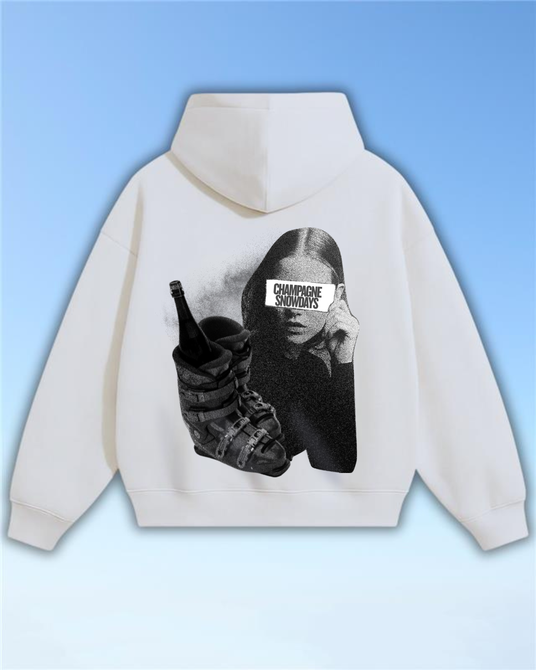 Champagne snowdays - Oversized Hoodie