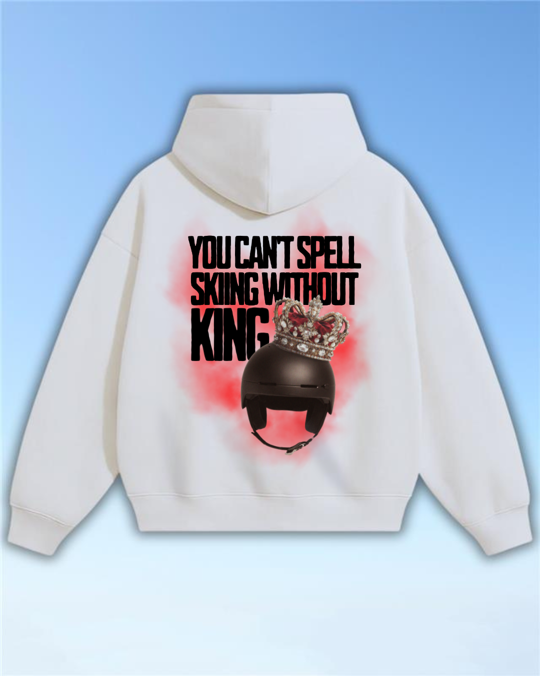Can´t Spell Skiing - Oversized Hoodie