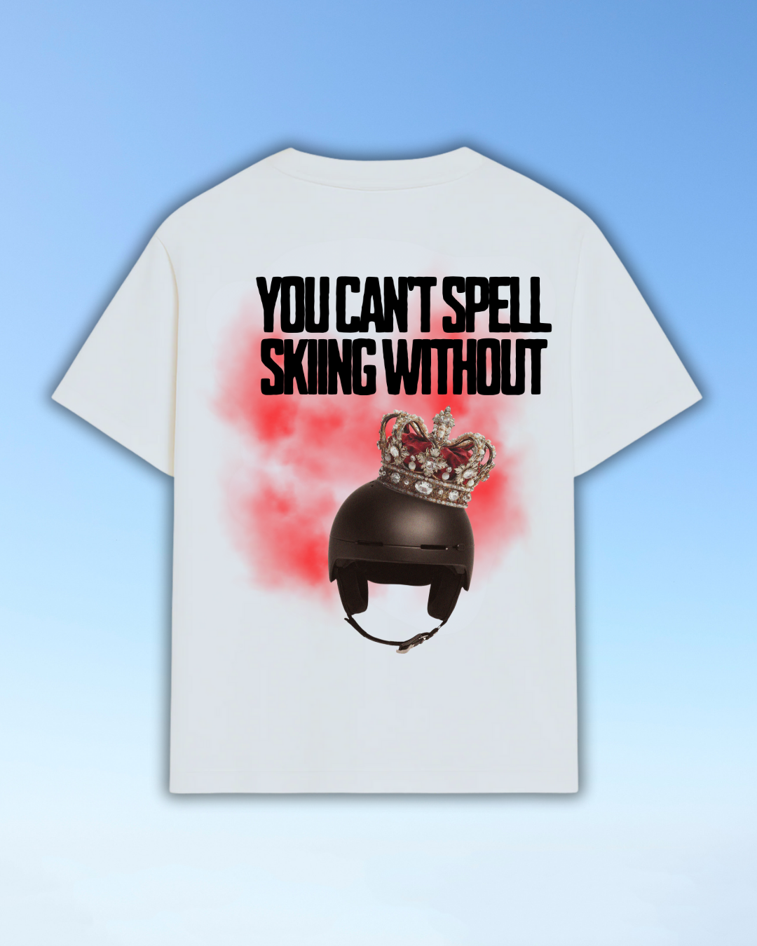 Can´t spell Skiing - Oversized Shirt