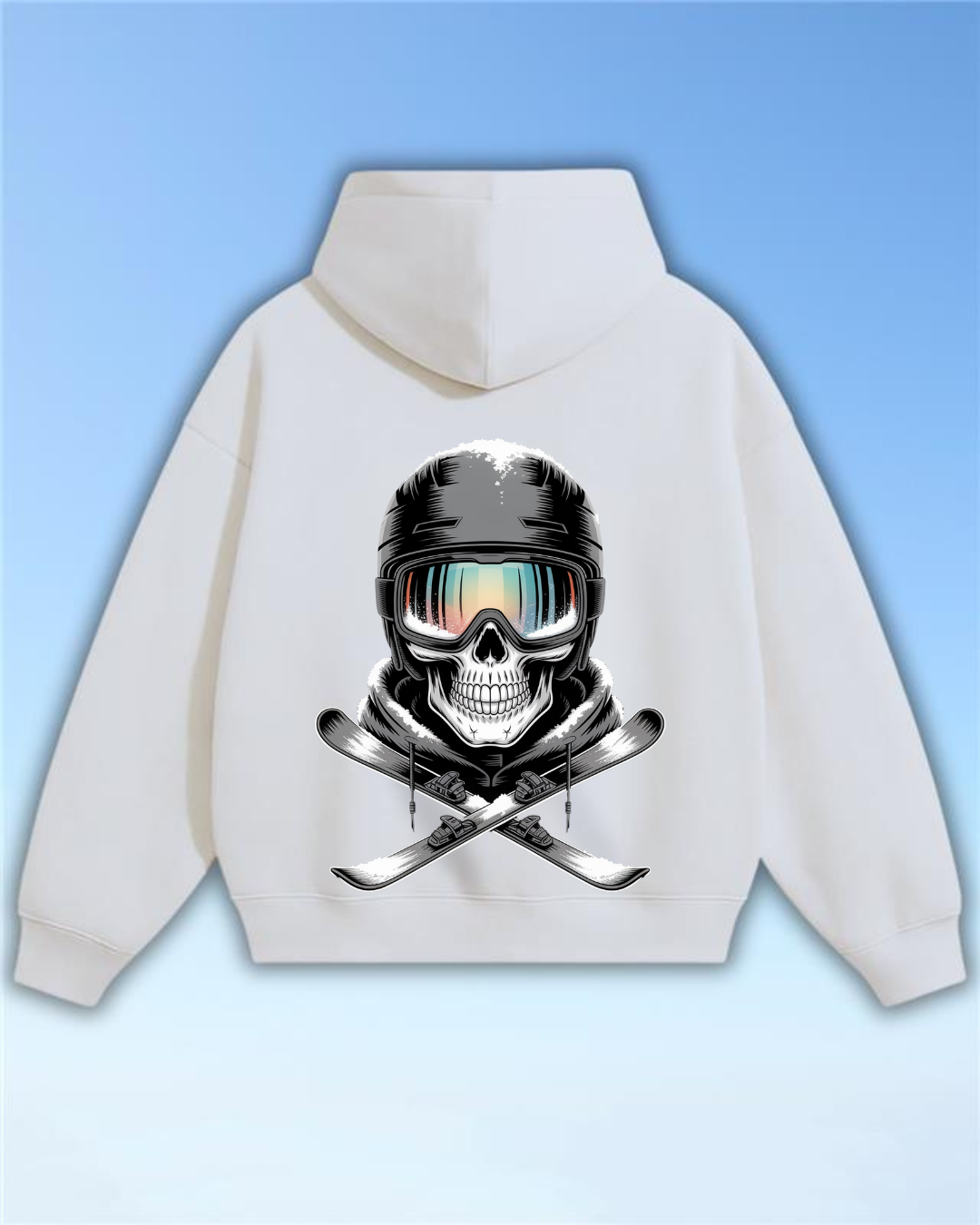 Totenkopf Skifahrer - Oversized Hoodie