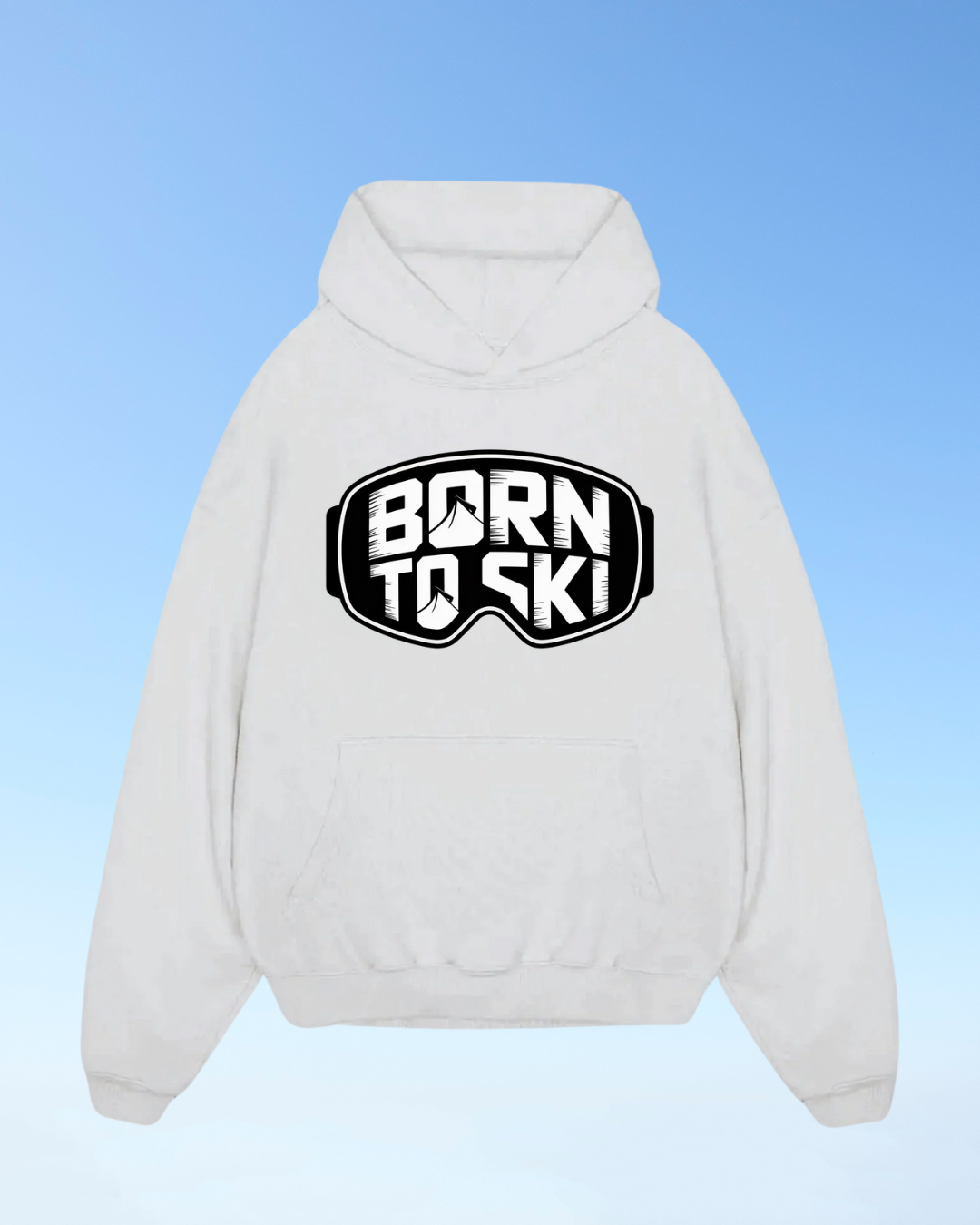 Born to Ski - Oversized Hoodie