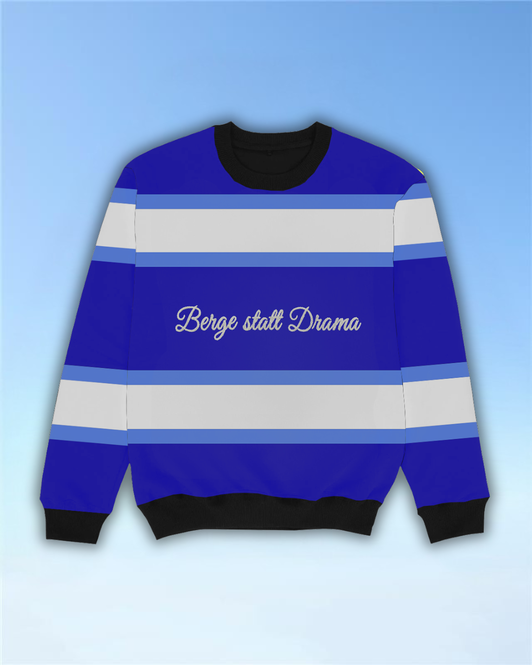 Berge statt Drama - Sweatshirt All over print