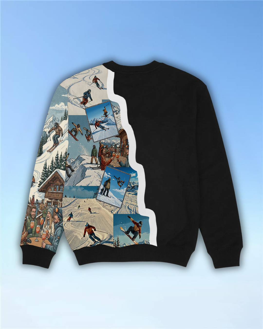 Ski Abenteuer - Sweatshirt All over print