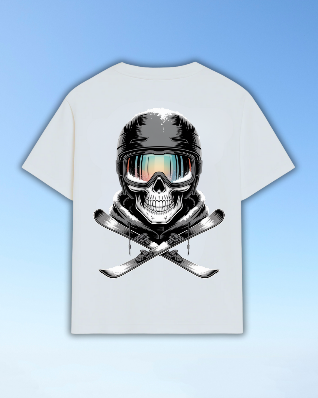 Totenkopf Skifahrer - Oversized Shirt