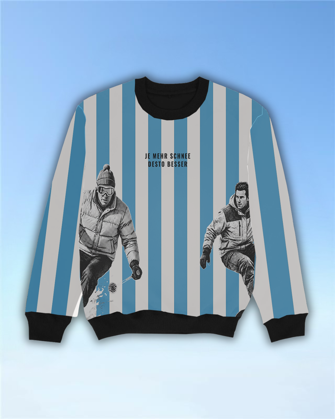 Je mehr Schnee - Sweatshirt All over print